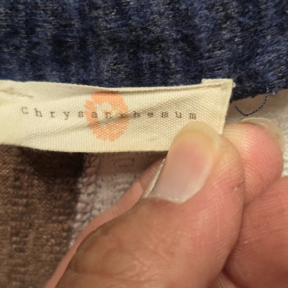 Chrysanthemum Women's 3XL Multicolor Cardigan Brown Blue Gray White Open Sweater - Picture 5 of 8